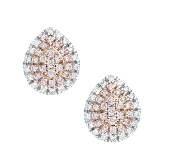 Australian Pink Diamond Earrings